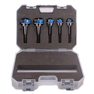 5PCS TCT Forstner Drill Bit Set 15-35mm Adjustable Woodworking Forstner Wood Drill Bits