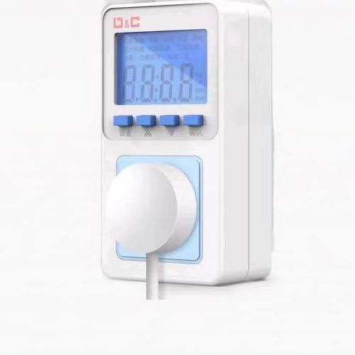 Ac Power Meter Digital Wattmeter Energy Meter Electricity Usage Monitor Socket Kilowatt Wattage Voltage Backlight 8 Types Plug