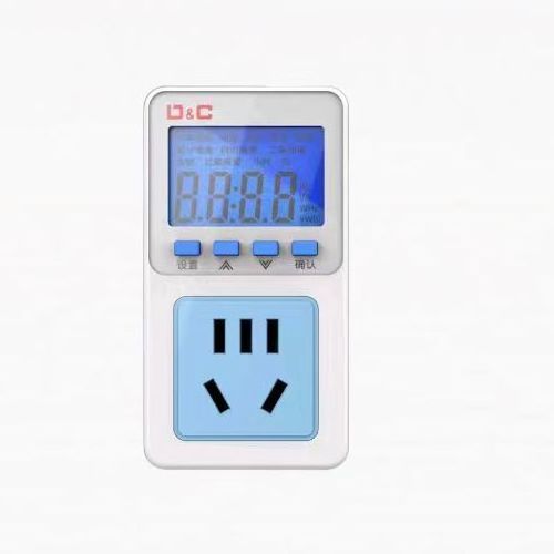 Ac Power Meter Digital Wattmeter Energy Meter Electricity Usage Monitor Socket Kilowatt Wattage Voltage Backlight 8 Types Plug