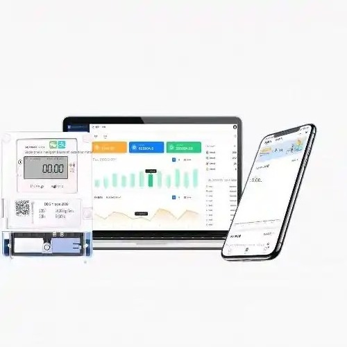 Intelligent three-phase electric energy meter prepaid electric meter three-phase digital kilowatt-hour electric energy meter