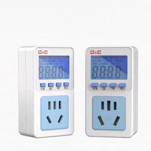 Ac Power Meter Digital Wattmeter Energy Meter Electricity Usage Monitor Socket Kilowatt Wattage Voltage Backlight 8 Types Plug