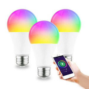 E27 E26 9w Smart Led Zigbee Rgbww Tuya Smart Bulb Bombillo Parlante Smart Home Automation Wifi Talking Bulb