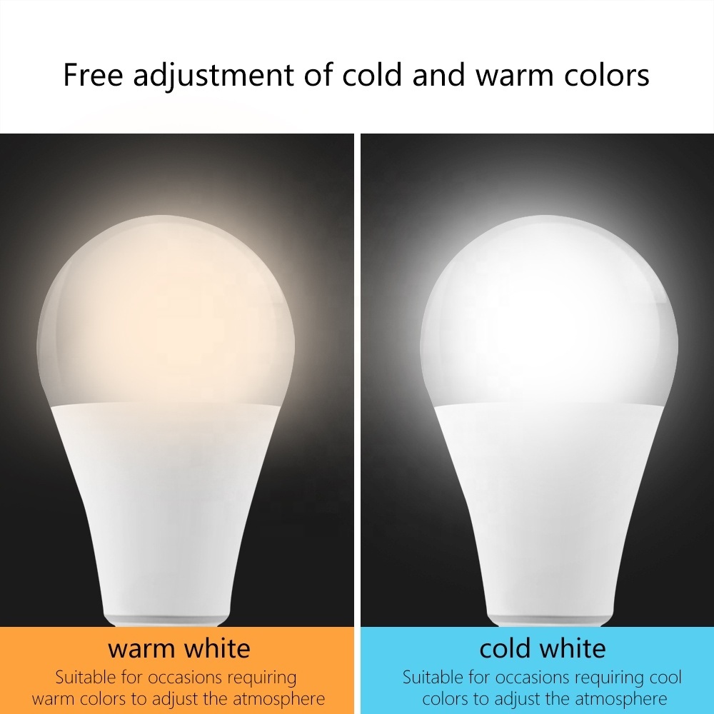 Smart Life Dimmable Wifi LED Bulb 9W E27 RGBW Light Bulb WiFi Smart Bulb