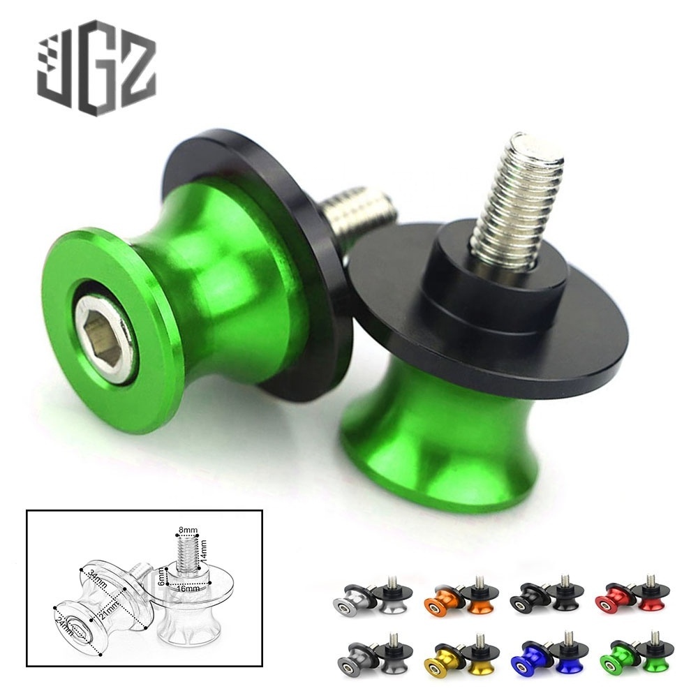 Motorcycle 8MM CNC Aluminum Swingarm stand swing arm Spools Slider Screws For Kawasaki Z900 Z900RS Accessories