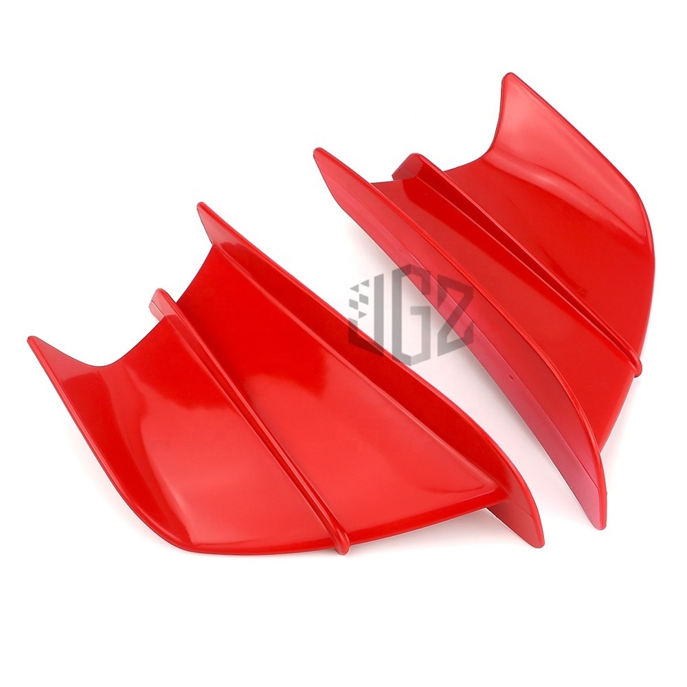 Motorcycle ABS Downforce Spoiler Side Wing Winglets Protector Cover Universal Accessories for Yamaha Kawasaki Suzuki Vespa