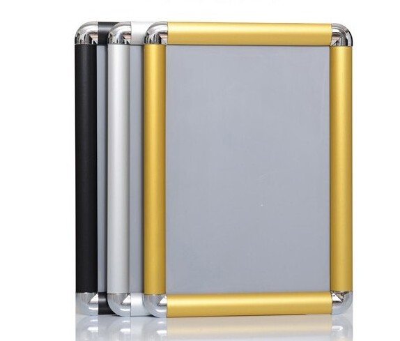 Square corner extrusion snap frame aluminum A0 clip frame for posters