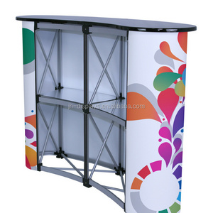 Portable  display stand backdrop table pop up counter for promotion