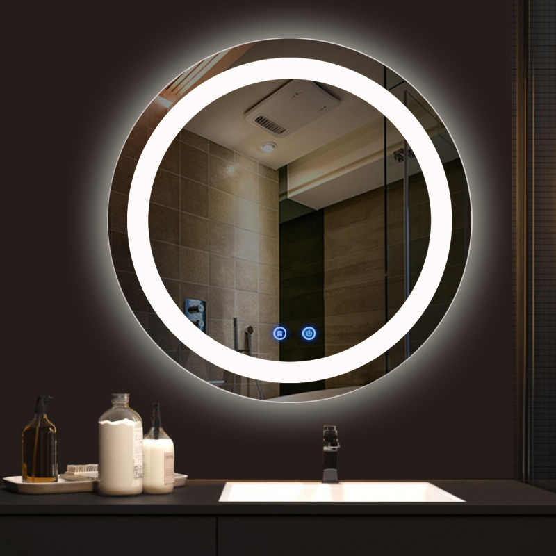 Home Bathroom Wall Mount Vanity Mounted Led Android Interactive Magic Touch Screen Smart Makeup Mirror