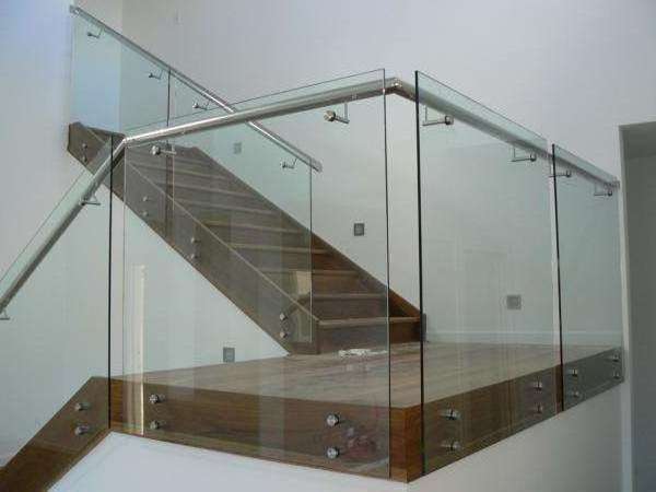 Stainless Steel Handrail System Glass Balustrade Fixing