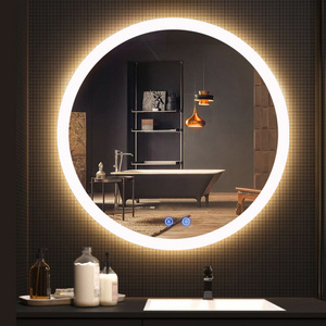 Home Bathroom Wall Mount Vanity Mounted Led Android Interactive Magic Touch Screen Smart Makeup Mirror