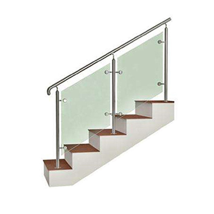 Stainless Steel Handrail System Glass Balustrade Fixing