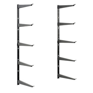 JH-Mech Perfect Wall Storage Solution For Garage Basement Pantry Metal Gray Heavy Duty Lumber Rack With Steel Construction