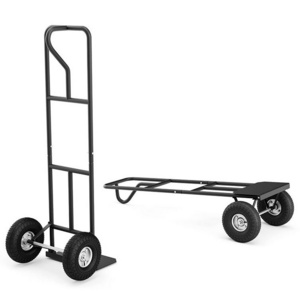 JH-Mech Hand Trolley Carts Customized Lifting 600 lb Capacity Ultra Lightweight Super Strong Nylon Convertible Hand Truck