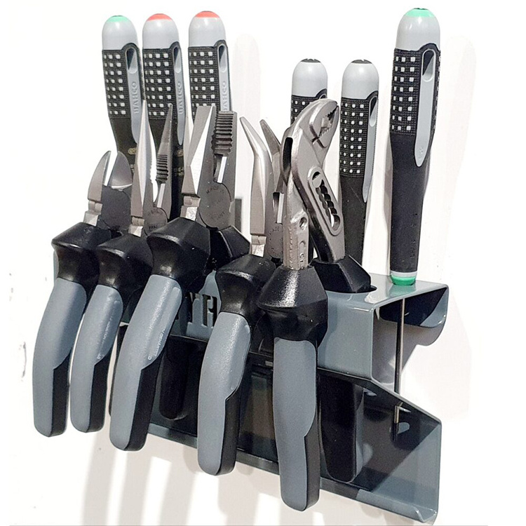 JH-Mech Screwdriver Storage Organizer Wall Mount Spinning Screwdriver Organizer Screwdriver Bits Holder