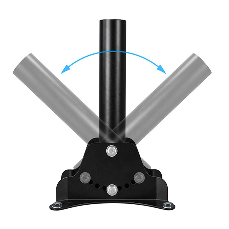 JH-Mech Outdoor Umbrella Stand for Decks Docks Patios Picnic Tables Adjustable Umbrella Holder Carbon Steel Umbrella Base