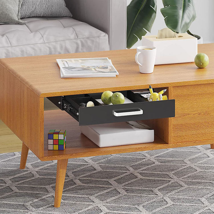 JH-Mech Hidden Under Desk Drawer Simple Slide Out With Divider Design Bold Solid Iron Underdesk Tray Under Desk Drawer