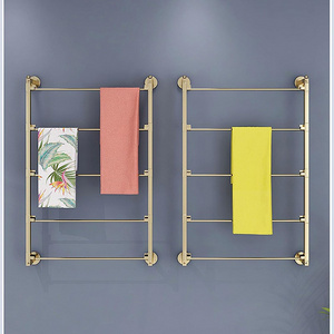 JH-Mech Ribbon Organizer for Wrapping Paper Display Rack Wire Spool Rack Metal Shelving Wall-Mounted Ribbon Rack Display