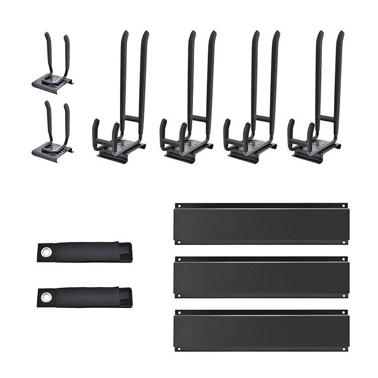 JH-Mech Garden Tool Organizer Rack for Warehouse Backpack Wall Mounted Adjustable Hooks 48