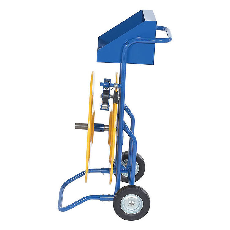 JH-Mech Customized Multi-functional Polypropylene Strap Reel Holder Good Quality Heavy Duty Steel Strapping Cart