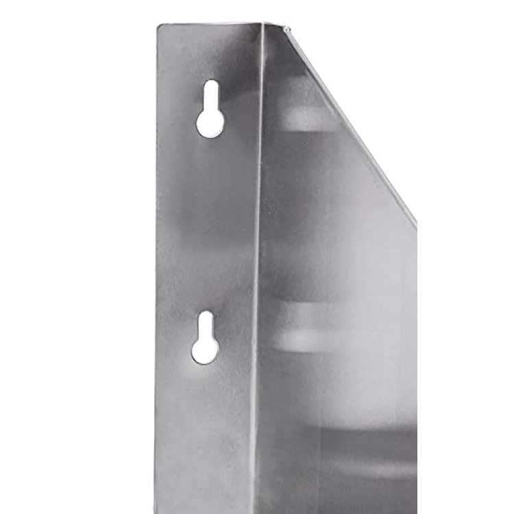 JH-Mech Metal Utility Shelving Wall Mount Commercial Grade Custom Sizes Stainless Steel Microwave Wall Shelf