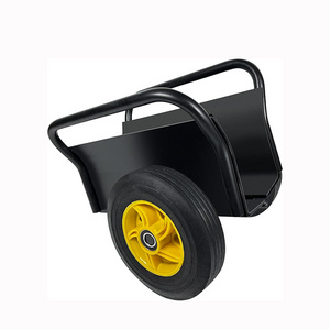 JH-Mech Panel Dolly 10" Solid Rubber Tires Wheels Clamping Design 1000LBS Load Capacity Metal Panel Dolly Cart