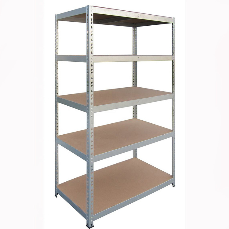 JH-Mech Boltless Shelving Rack OEM ODM Hot Sale Powder Coated Steel Slotted Angle Boltless Racking Shelves