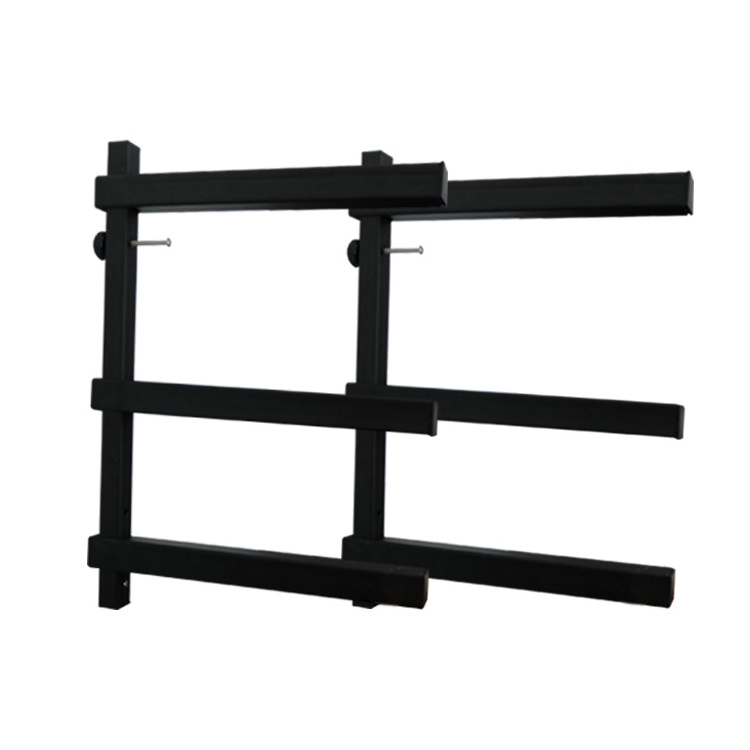 JH-Mech Heavy Duty Workshop Sheet Metal lumber storage rack workshop 3-Level Wall Mount Lumber Organizer