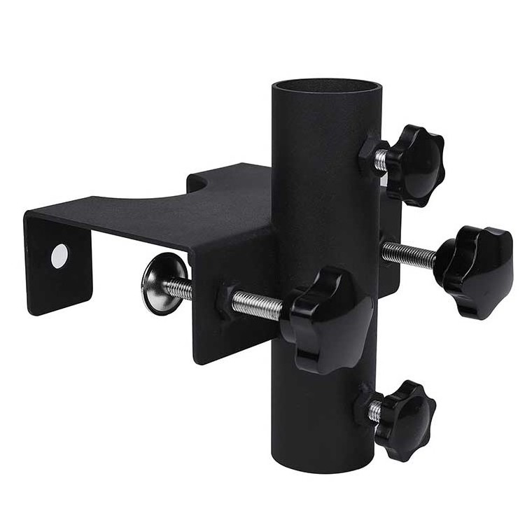 JH-Mech Beach Patio Umbrella Clamp Anchor Stand Holder Golf Cart Umbrella Pole Clamp