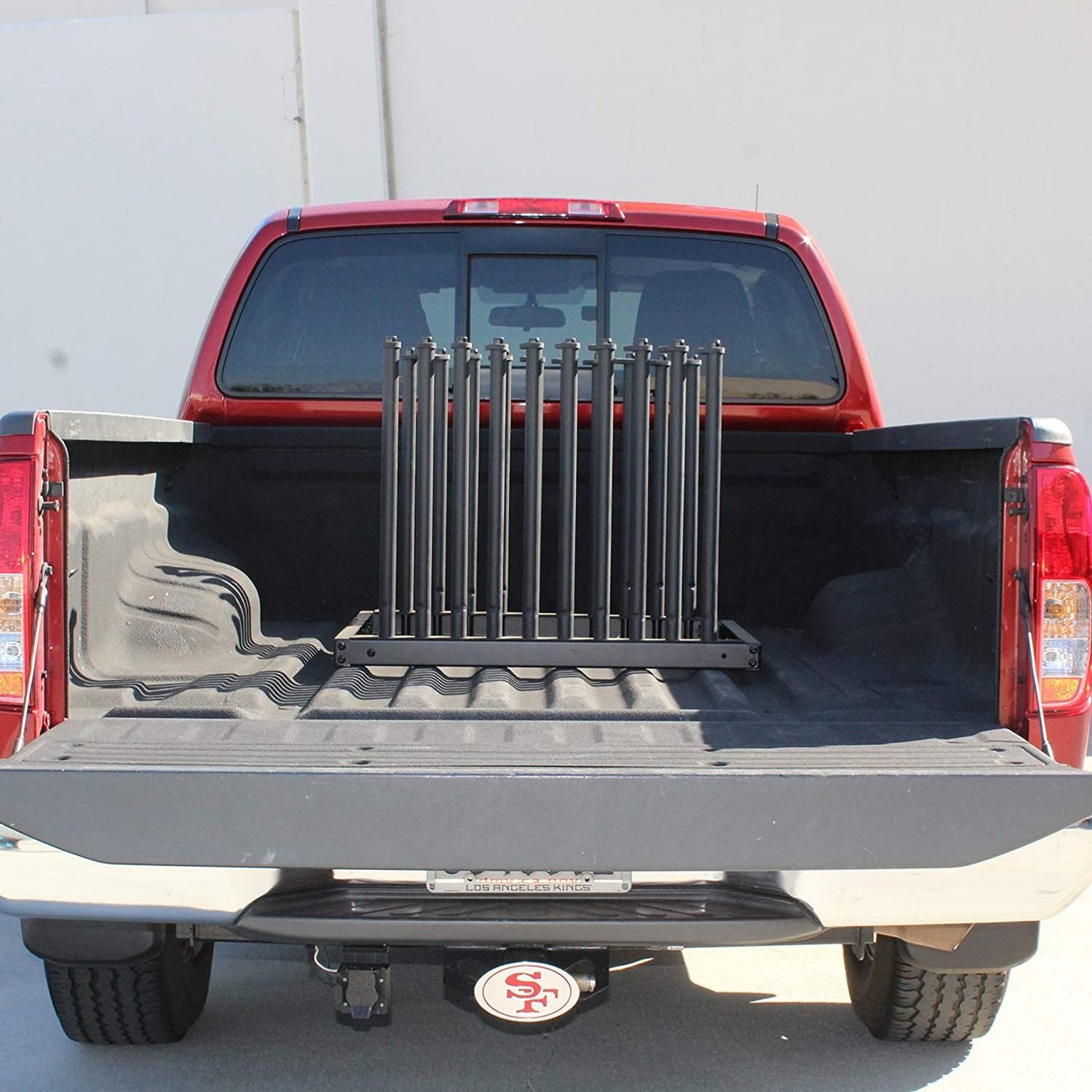 JH-Mech Bolt-on installation Glass Rack Storage For Truck Multi-Functional Metal Warehouse Rack For Windshield