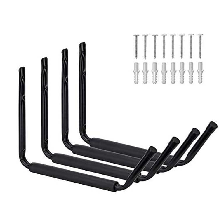 JH-Mech Indoor Outdoor Storage Steel Kayak Canoe Rack Wall Mount Hanger Rack