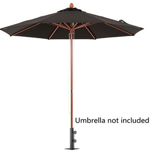 JH-Mech Adjustable Patio Table Umbrella Stand Outside For Garden Backyard Balcony Flexible Design Deck Mount Umbrella Holder