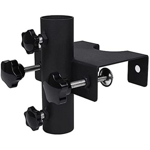 JH-Mech Outdoor Deck Umbrella Mount  Sun Shade Support Adjustable Metal Patio Umbrella Mounting Holder