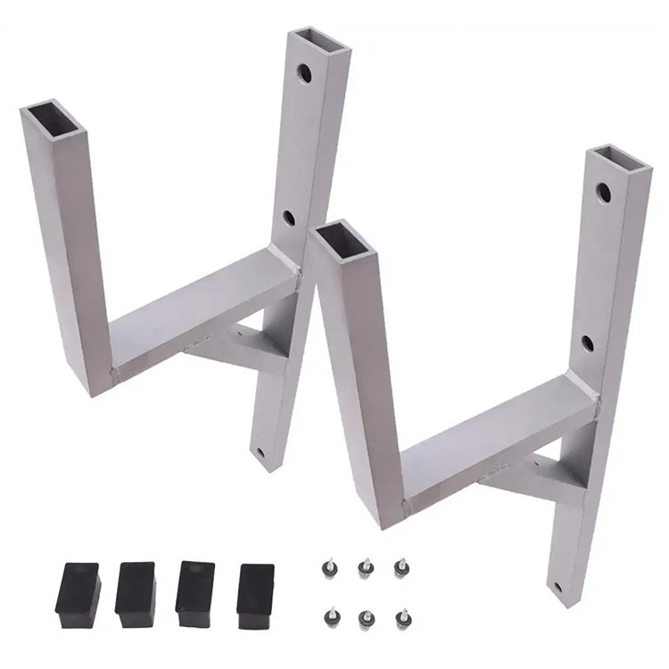 JH-Mech Side Ladder Rack Used for Tow Truck Trail Car Ladder Resist Corrosion Extruded Aluminum Ladder Rack for Trailer