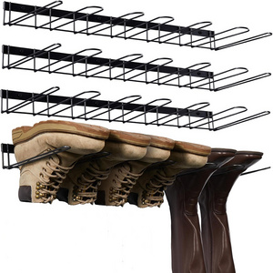 JH-Mech OEM Hanging Shoe Organizer Metal Steel Wall Mounted Shoe Rack for Dorm Room Closet Bedroom