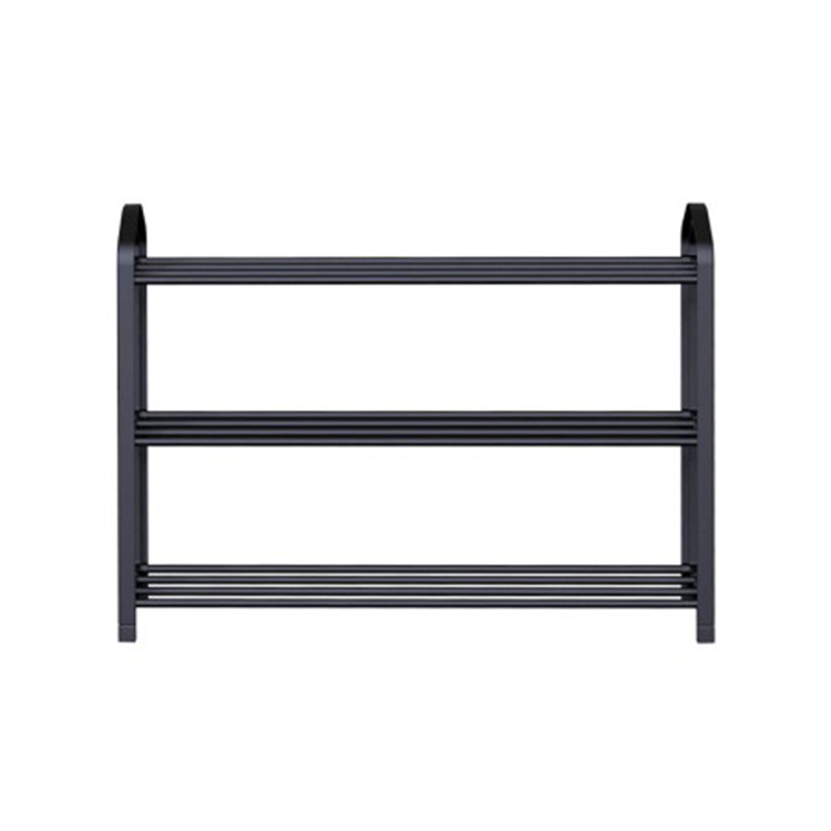 JH-Mech Customized Space-saving Portable Shoe Rack Metal Free Standing Shoe Rack with 3 shelves