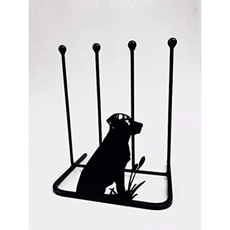 JH-Mech Customized Shape Laser Cutting High Quality 2 Pairs Rustless Metal Boot Rack Stand for the Home and Garden