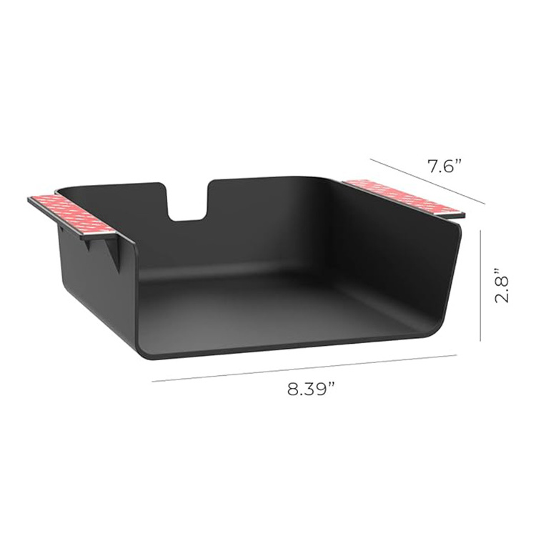 JH-Mech Under Desk Storage Shelf Metal Under Desk Drawer Storage Organizer for Office Desks and Tables