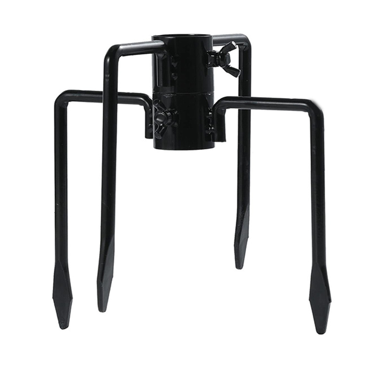 JH-Mech Courtyard Grassland Bird Feeder Stands  for Support Freestanding Poles Metal Stake Base Bird Feeder Stabilizer