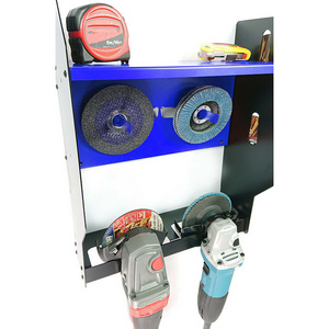 JH-Mech Angle Grinder Storage Rack Wall Mounted Garage Cordless Power Tool Hanging Rack Organizer