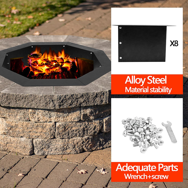 JH-Mech Easy to Install High Quality Material Design Suitable for DIY Extensive Usage Square Outdoor Fire Pit