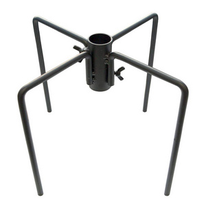 JH-Mech Courtyard Grassland Bird Feeder Stands  for Support Freestanding Poles Metal Stake Base Bird Feeder Stabilizer