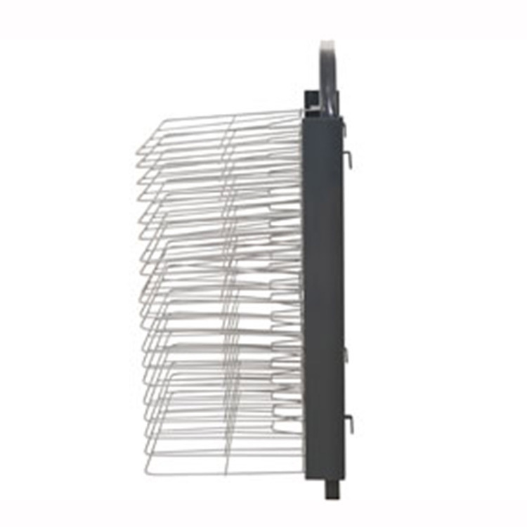 JH-Mech 20 Spring Loaded Shelves Easy to Assemble Fit for A3 Paper Wall Mounted Metal Canvas Drying Rack