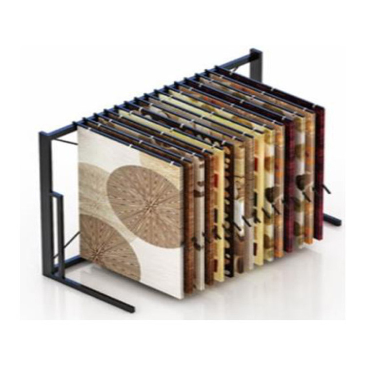 JH-Mech Free Standing Heavy Duty China Suppliers Hanging Rug Display Metal Rack For 3 Blankets