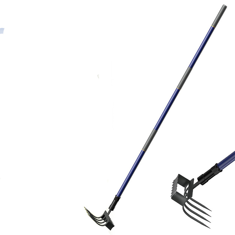 JH-Mech OEM ODM High Quality Garden Tool for Lawn Loose Soil 1 Pack Sharp Rustproof Carbon Steel Stirrup Hoe