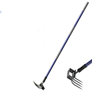 JH-Mech OEM ODM High Quality Garden Tool for Lawn Loose Soil 1 Pack Sharp Rustproof Carbon Steel Stirrup Hoe