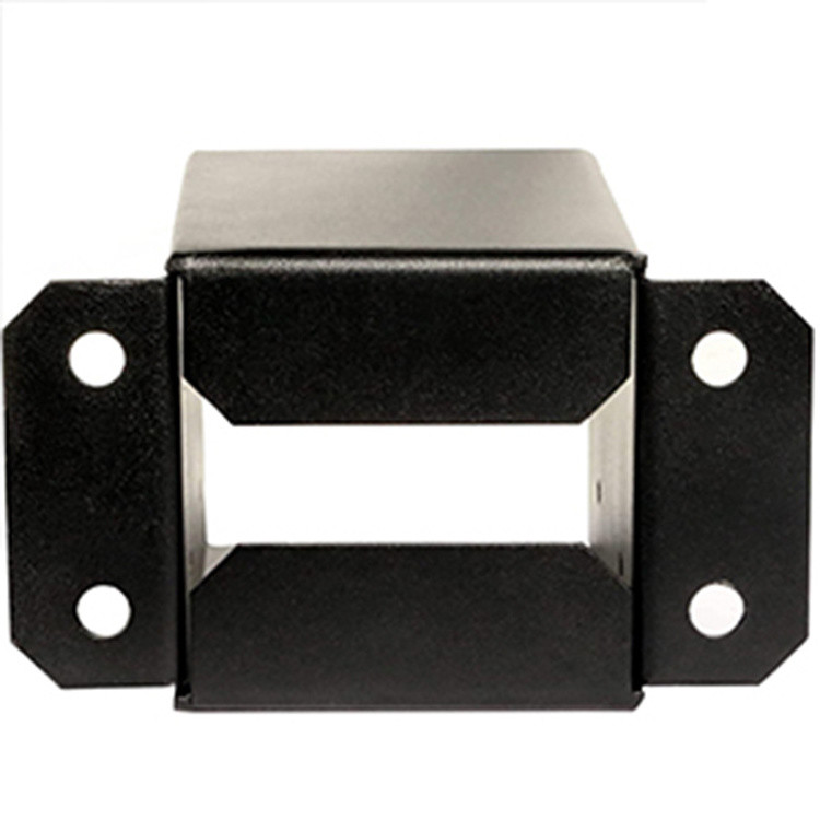 JH-Mech Custom OEM Post Base Bracket Kit Wood Connector 4x4/6x6 Black Pergola Brackets Outside Corner