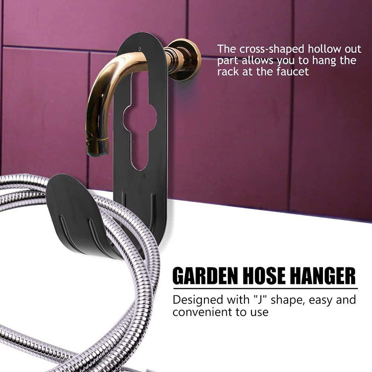 JH-Mech Hose Holder  OEM Wall Mount Heavy Duty Garden Hose Hanger