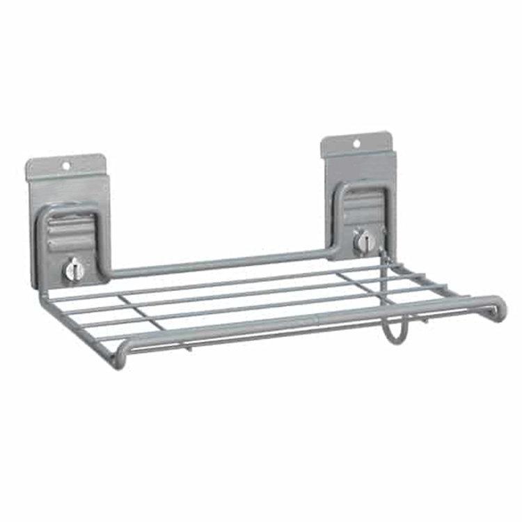 JH-Mech Unique Wire 12 Inch Slatwall Shelving with Cord Holder Storage for Circle Saws and Jig Saws Power Tool Storage Hook