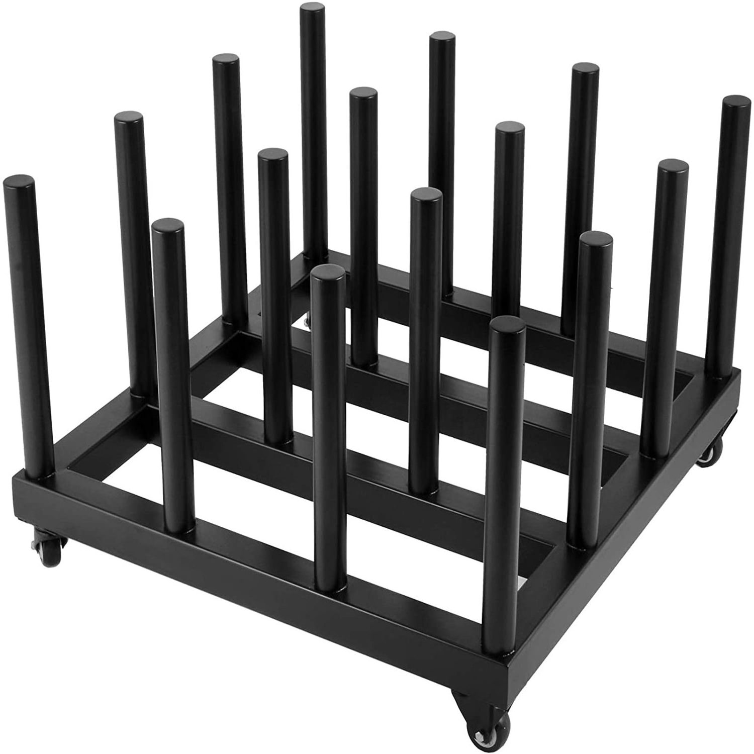 JH-Mech Display Racks For Fabrick Rolls 16 Roll Capacity Removable Design Textile Fabrick Roll Rack Storage Rack