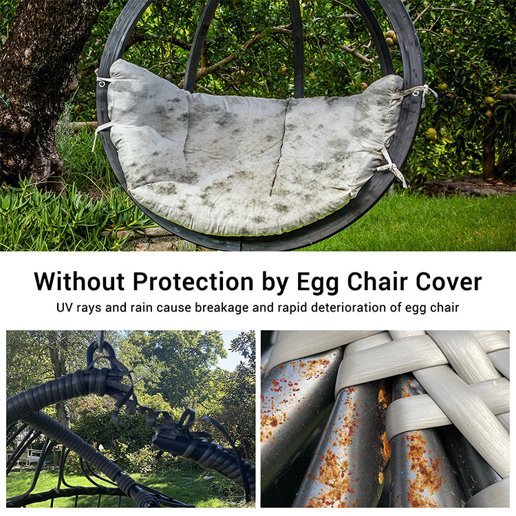 Size Color Customized Hanging Egg Chair Swing Chair Dust Cover